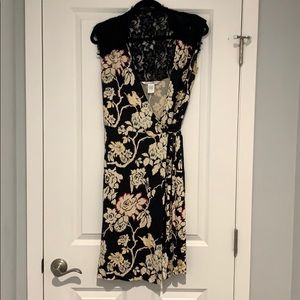DVF floral wrap dress